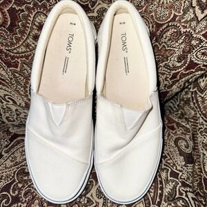 New (Store Display) Women’s Size 10 Toms Alpargata Canvas Slip on Boat Shoes